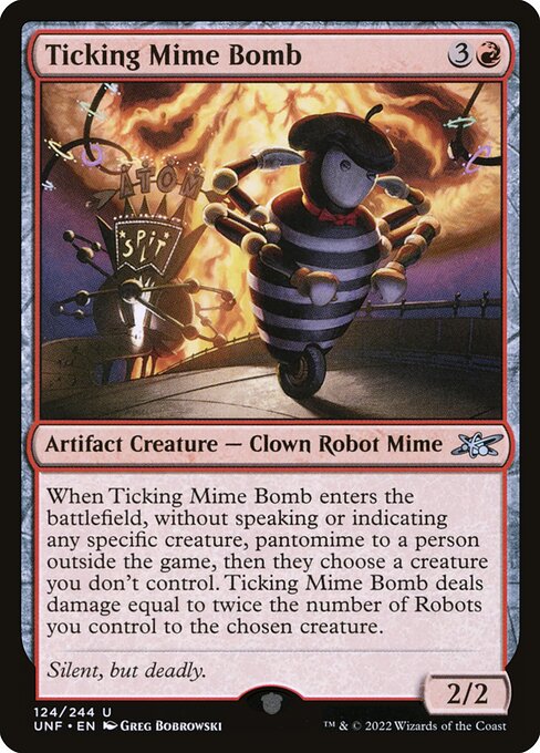 Ticking Mime Bomb 124