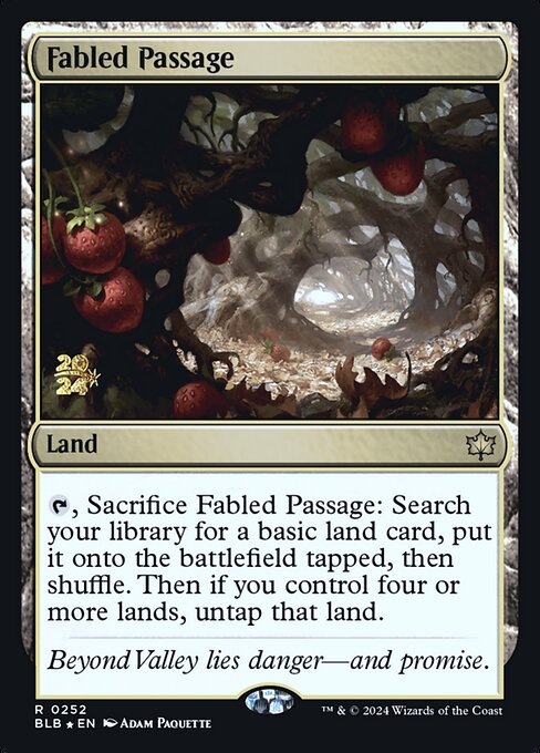 Fabled Passage 252s