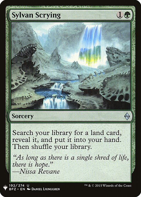 Sylvan Scrying BFZ-192