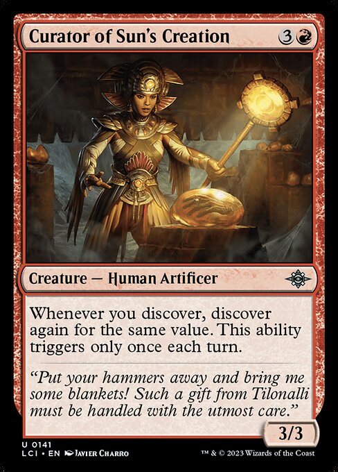Curator of Sun's Creation 141