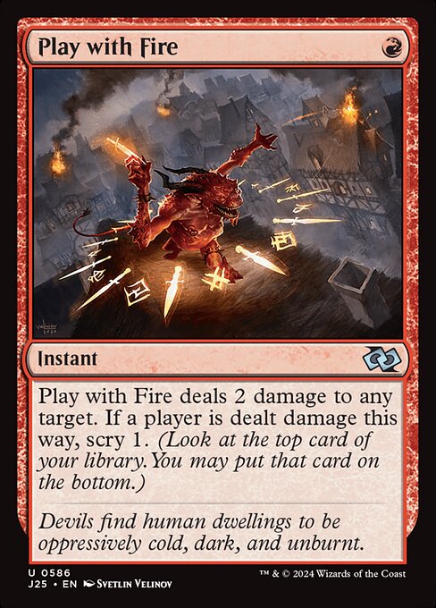 Play with Fire 586