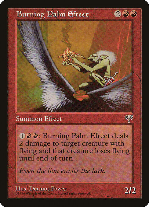 Burning Palm Efreet 161