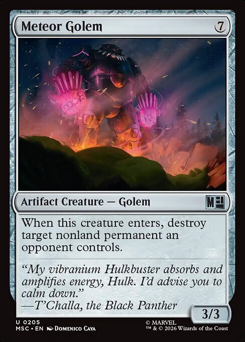 Meteor Golem 205