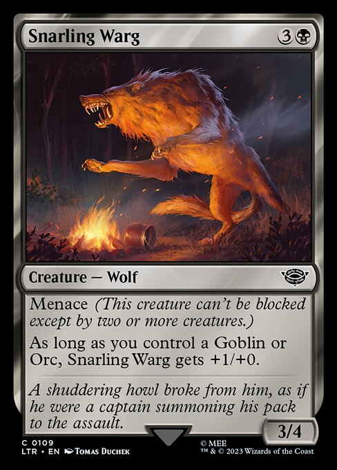 Snarling Warg 109
