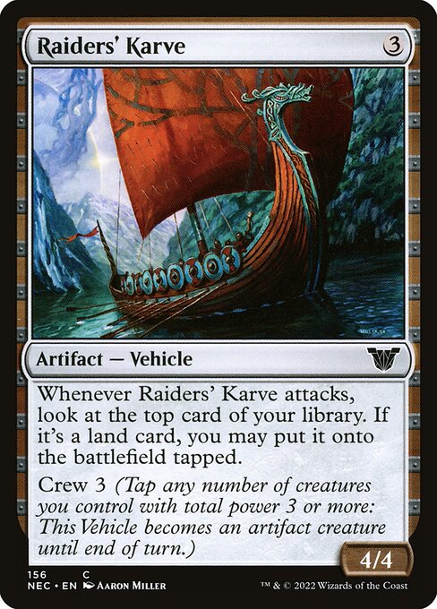 Raiders' Karve 156