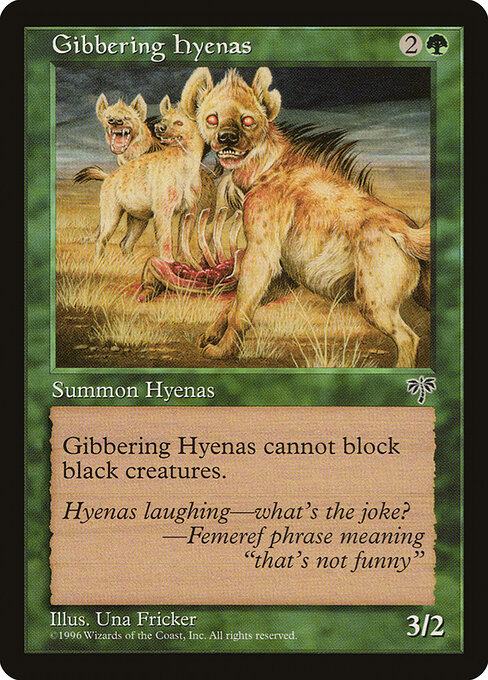 Gibbering Hyenas 219