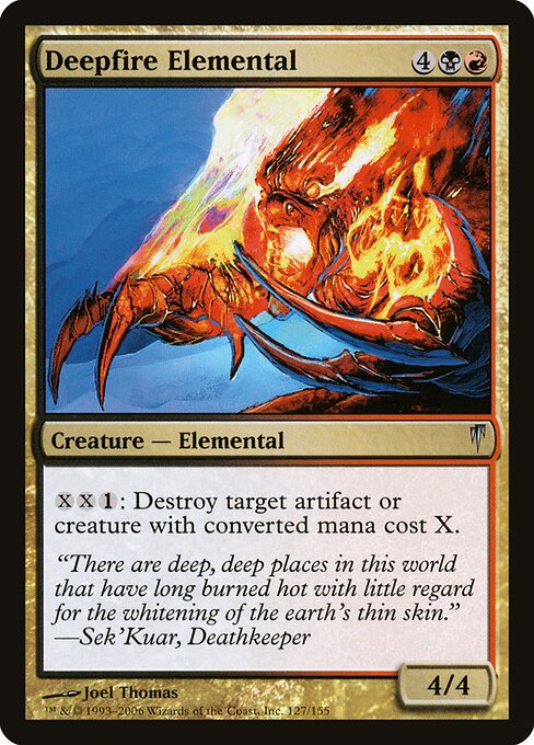 Deepfire Elemental 127