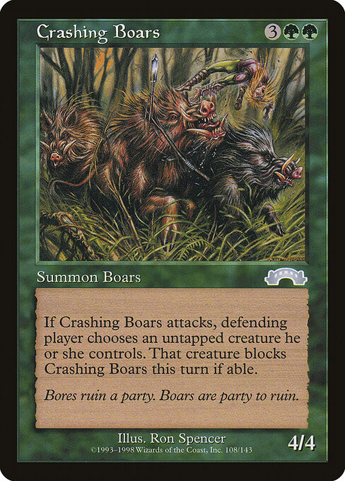 Crashing Boars 108