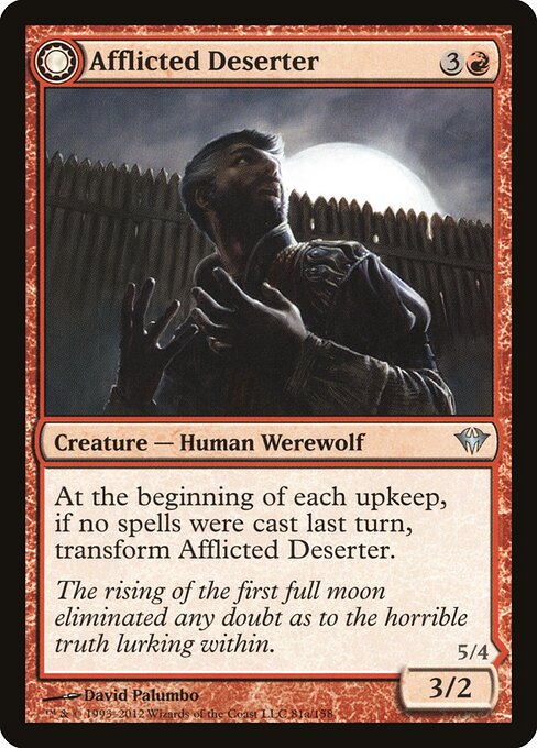 Afflicted Deserter // Werewolf Ransacker 81