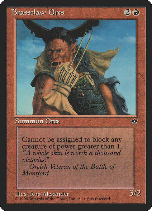 Brassclaw Orcs 49c