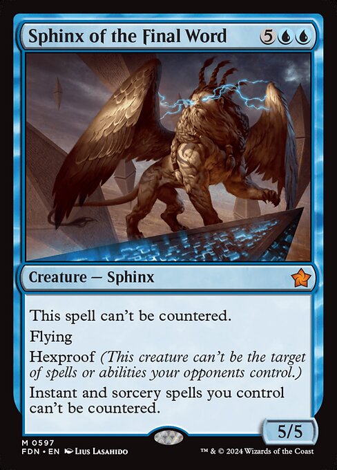 Sphinx of the Final Word 597