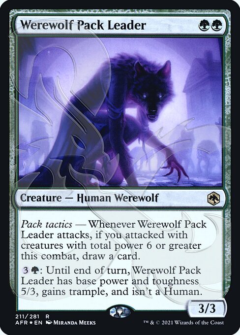 Werewolf Pack Leader 211a