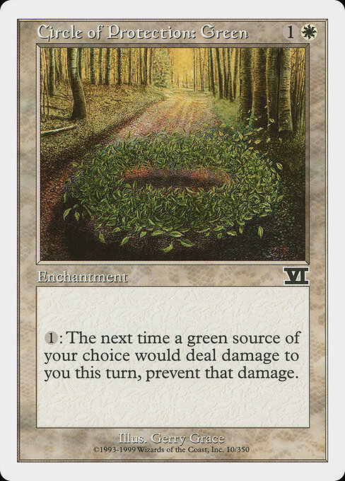 Circle of Protection: Green 10