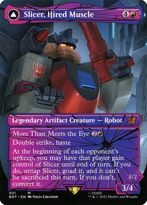 Slicer, Hired Muscle // Slicer, High-Speed Antagonist 21