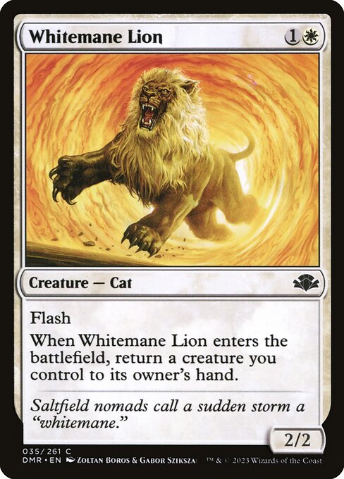 Whitemane Lion 35