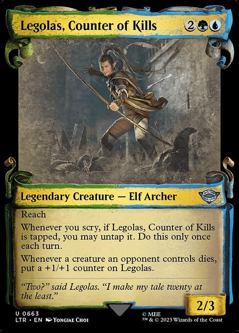 Legolas, Counter of Kills 663