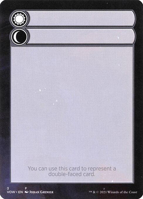 Double-Faced Substitute Card 3