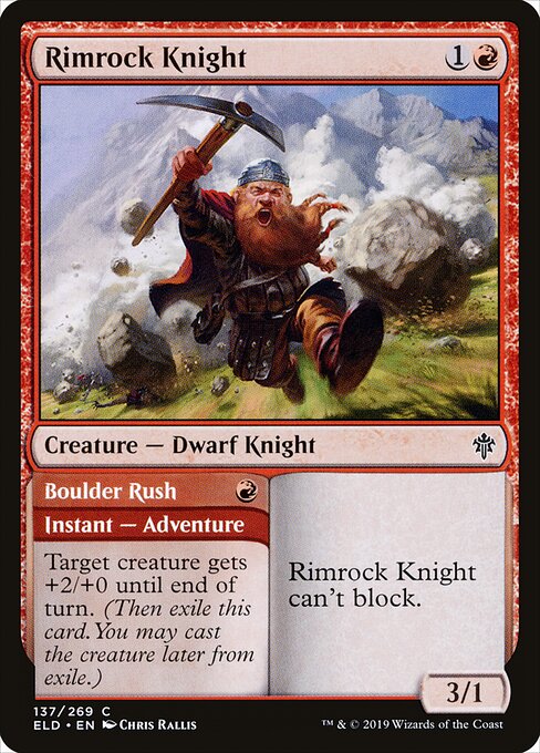 Rimrock Knight // Boulder Rush 137