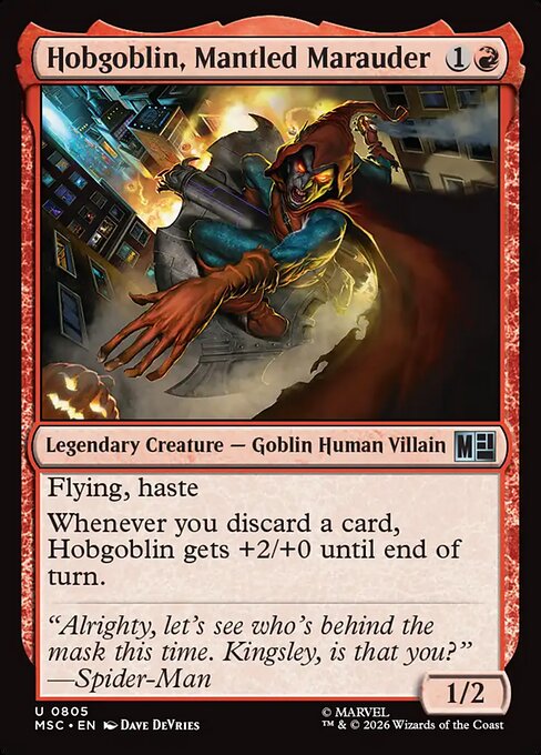 Hobgoblin, Mantled Marauder 805