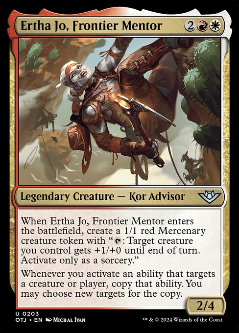 Ertha Jo, Frontier Mentor 203
