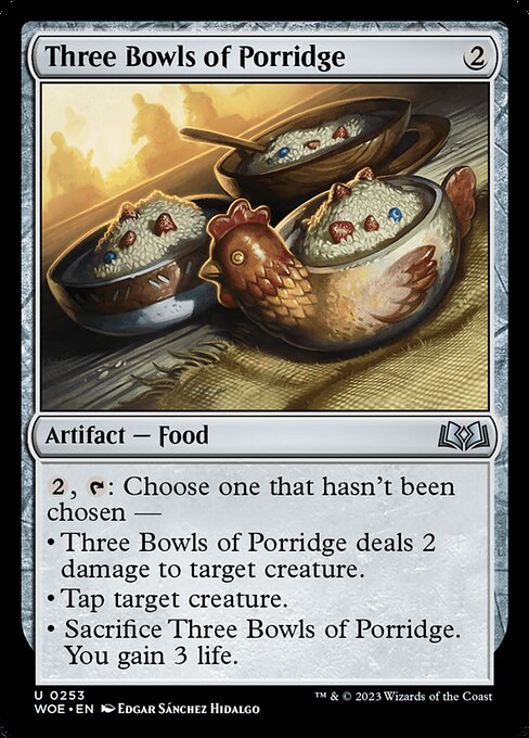 Three Bowls of Porridge 253