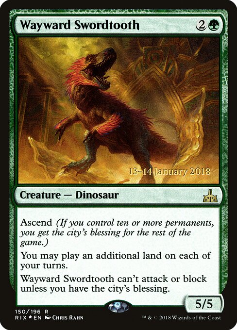 Wayward Swordtooth 150s