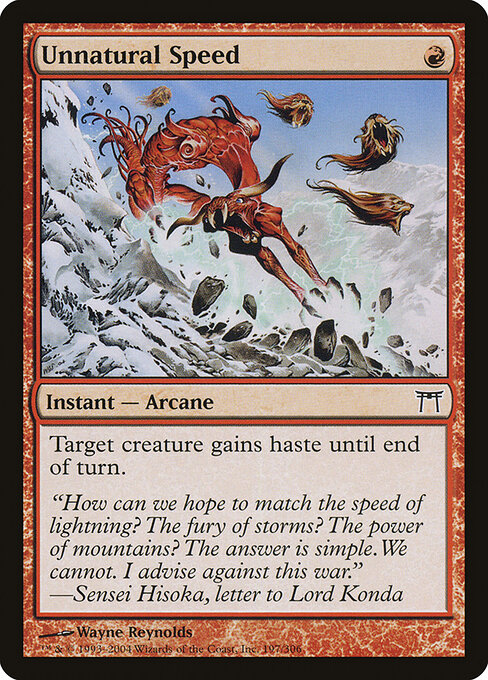 Unnatural Speed 197