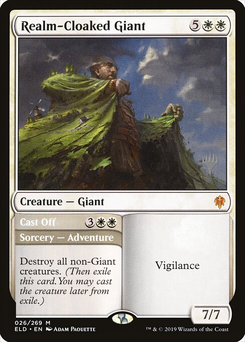 Realm-Cloaked Giant // Cast Off 26p
