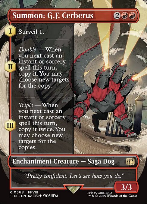 Summon: G.F. Cerberus 368