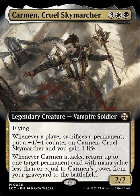 Carmen, Cruel Skymarcher 26