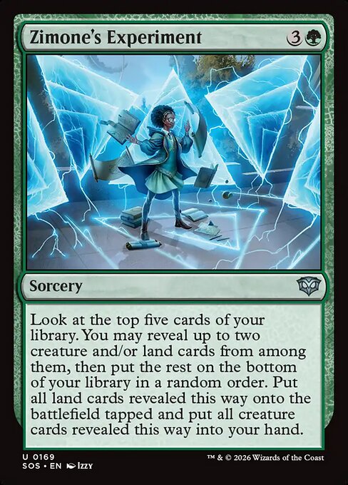Zimone's Experiment 169