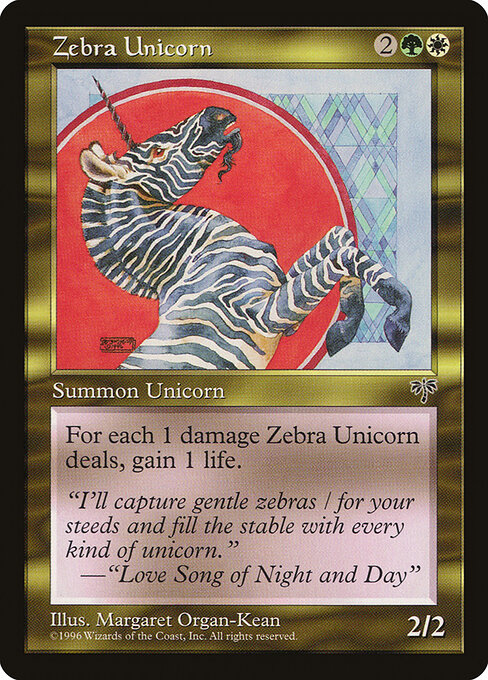 Zebra Unicorn 290