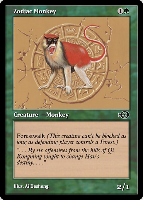 Zodiac Monkey 35084