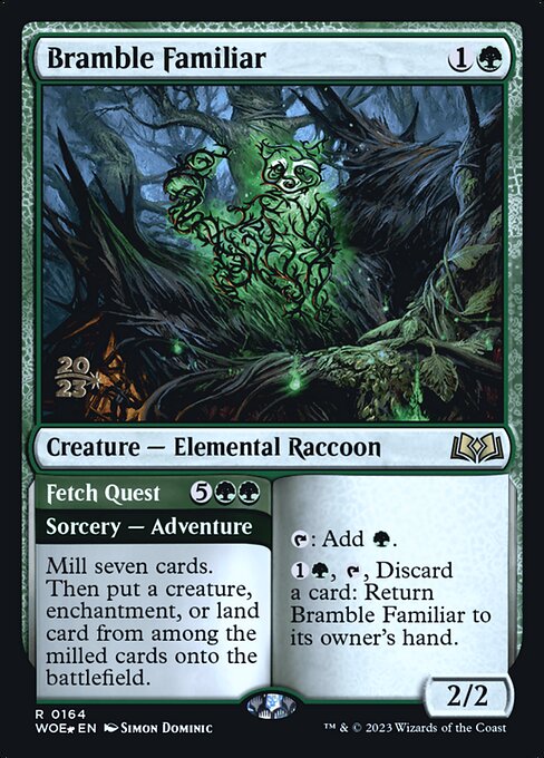 Bramble Familiar // Fetch Quest 164s