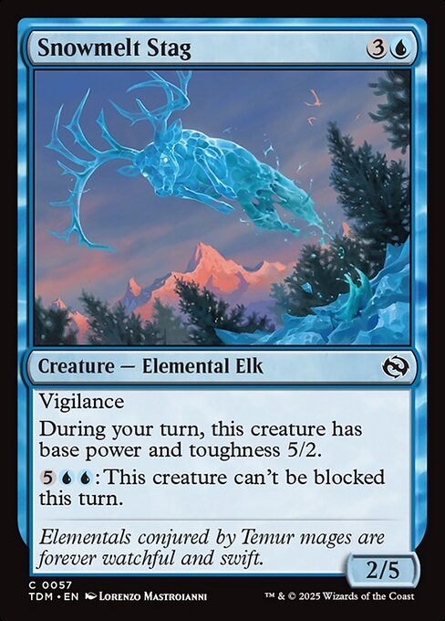 Snowmelt Stag 57