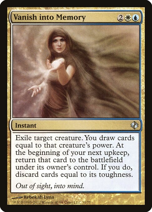 Vanish into Memory 31