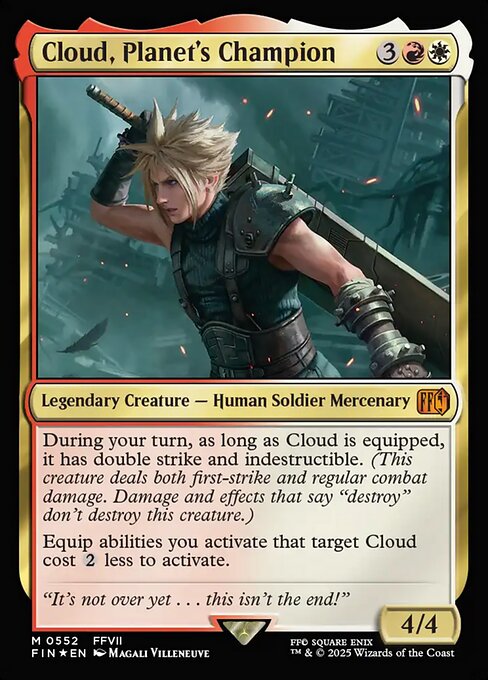 Cloud, Planet's Champion 552