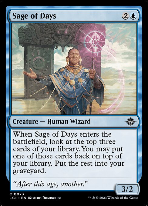 Sage of Days 73