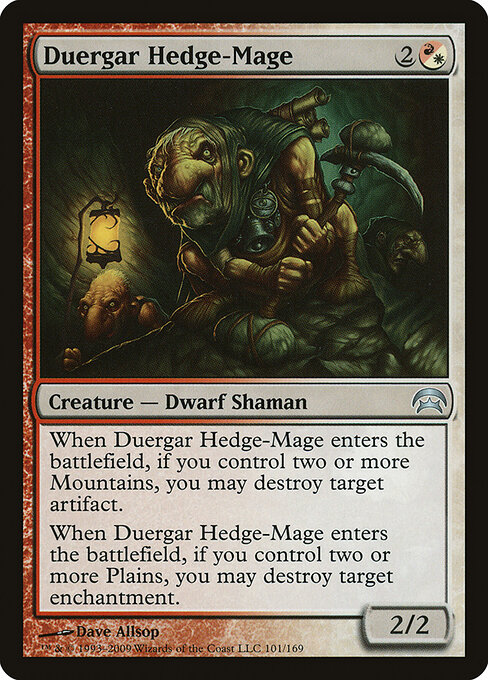 Duergar Hedge-Mage 101