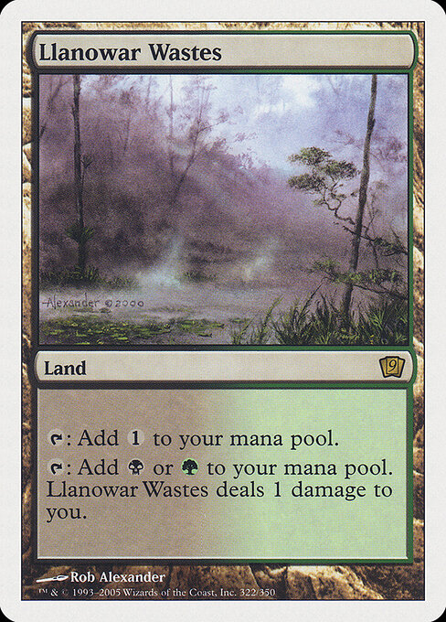 Llanowar Wastes 322