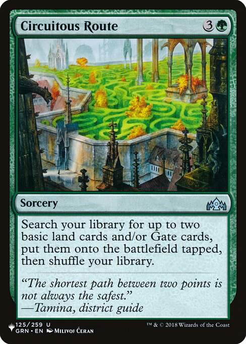 Circuitous Route GRN-125