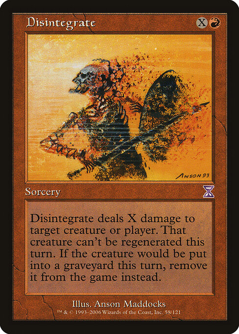 Disintegrate 58