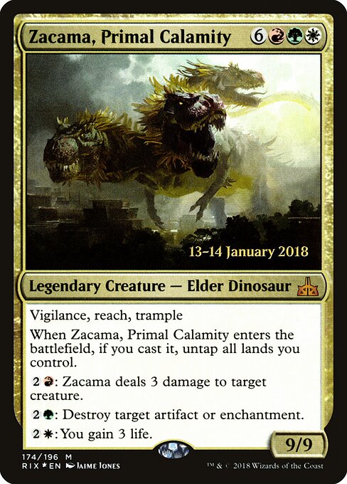 Zacama, Primal Calamity 174s