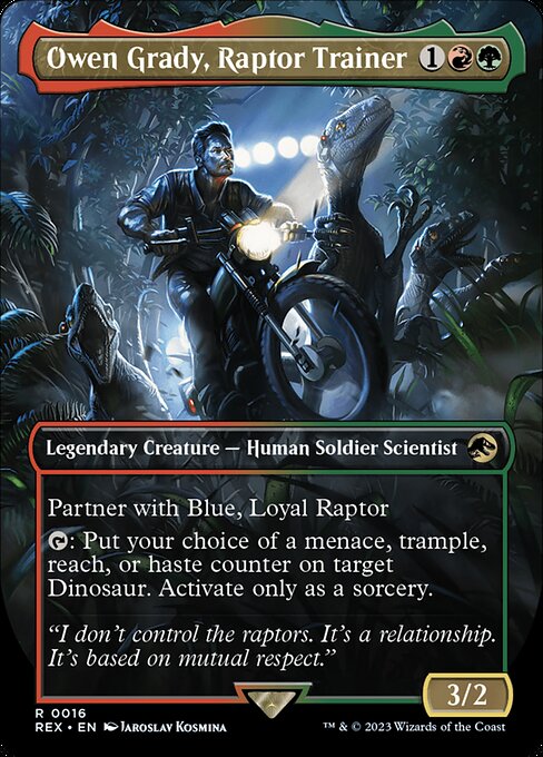 Owen Grady, Raptor Trainer 16