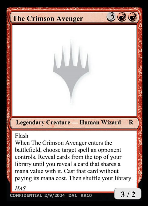 The Crimson Avenger RR10