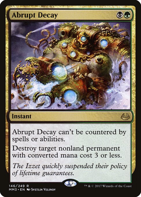 Abrupt Decay 146