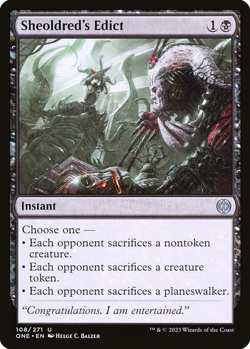 Sheoldred's Edict 108