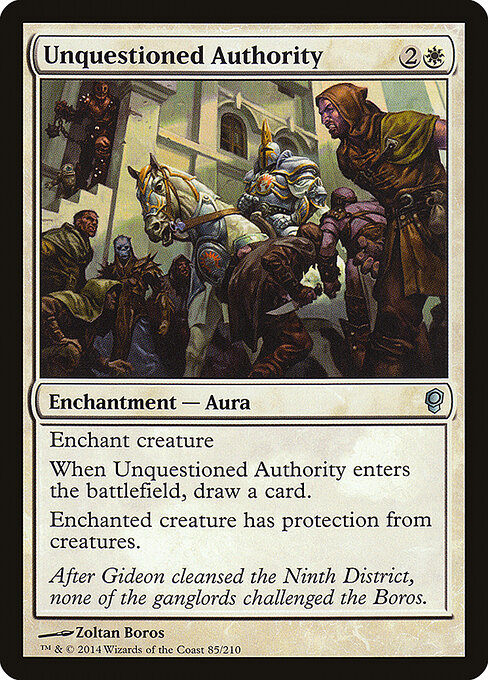 Unquestioned Authority 85