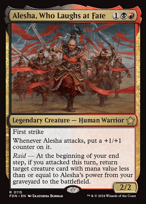 Alesha, Who Laughs at Fate 115