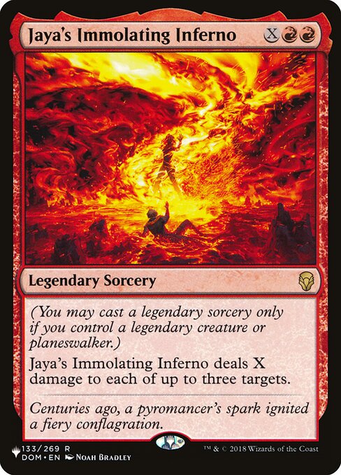Jaya's Immolating Inferno DOM-133